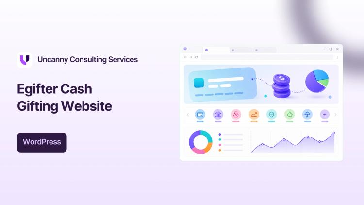 Preview of the WordPress Website Development for Egifter Cash Gifting Platform