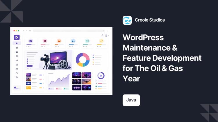 Preview of the WordPress Maintenance & Feature Development for The Oil & Gas Year