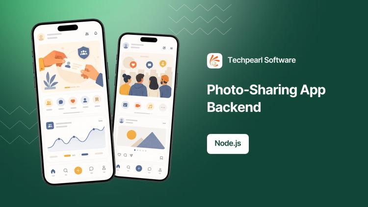 Preview of the Custom Node.js Backend for Photo-Sharing App