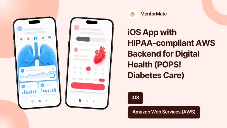 Preview of the iOS App with HIPAA-compliant AWS Backend for Digital Health (POPS! Diabetes Care)