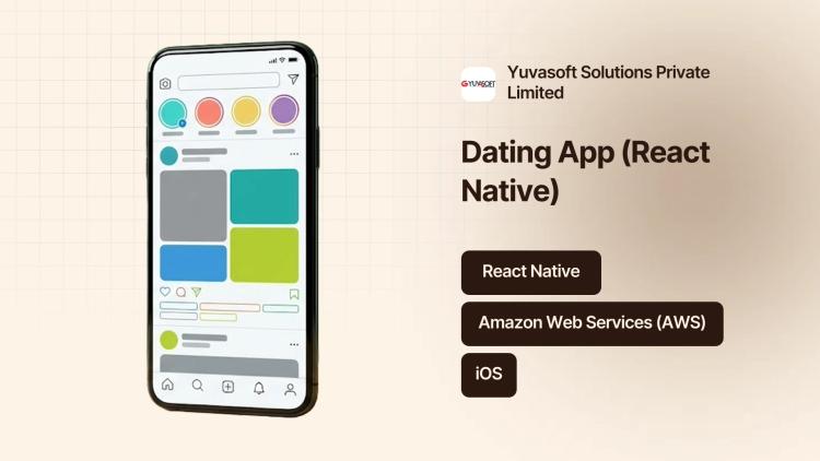 Preview of the React Native Mobile App for Dating Startup