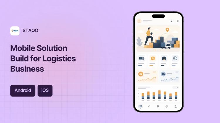 Logistics Mobile App with Real-Time Tracking image