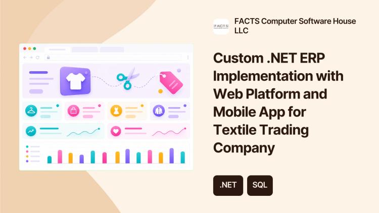 Preview of the Custom .NET ERP Implementation with Web Platform and Mobile App for Textile Trading Company