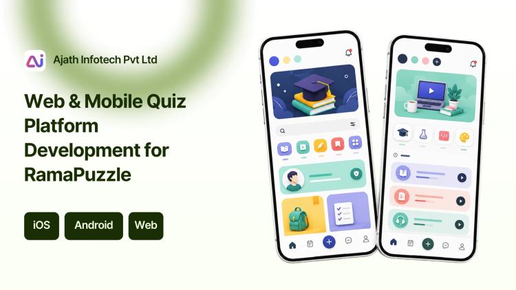 Preview of the Web & Mobile Quiz Platform Development for RamaPuzzle