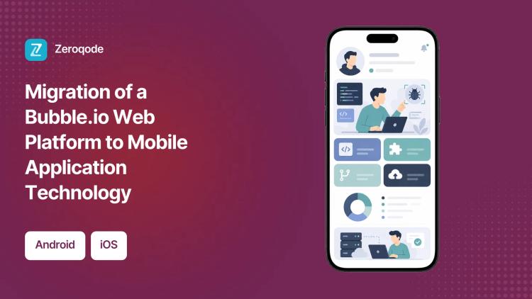 Preview of the Mobile Apps for Bubble.io SaaS Web App