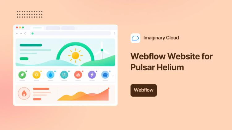 Preview of the Website Development and Webflow Implementation for Pulsar Helium