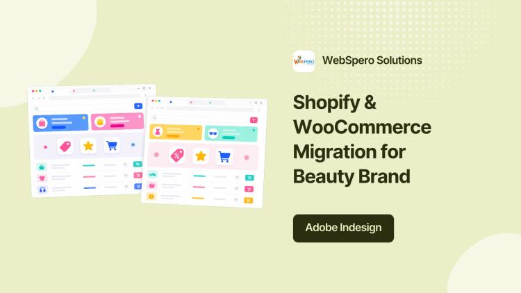 Preview of the Migration, Web Development & Design for Beauty Brand