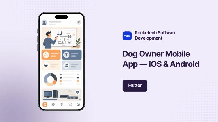 Preview of the Dog Owner Ecosystem Mobile App (iOS & Android)