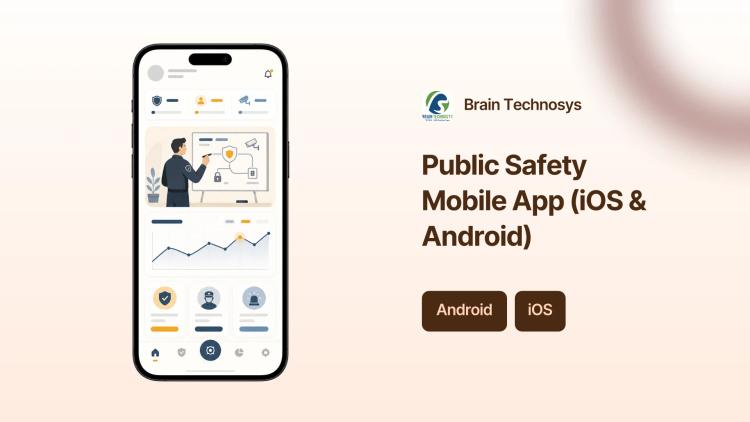 Preview of the Public Safety Mobile App (iOS & Android)