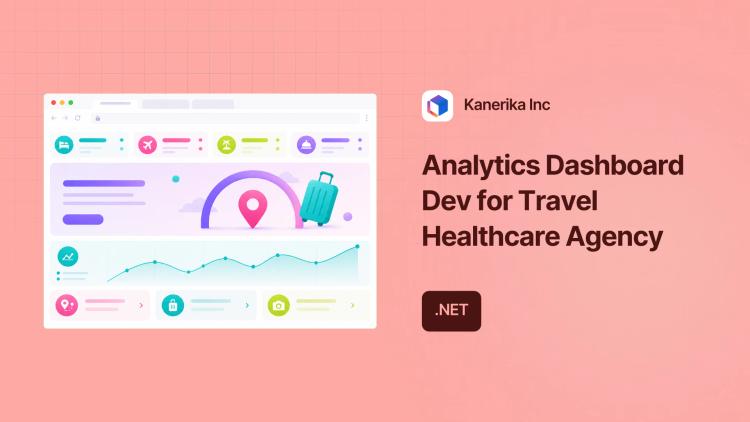 Preview of the Analytics Dashboard Dev for Travel Healthcare Agency