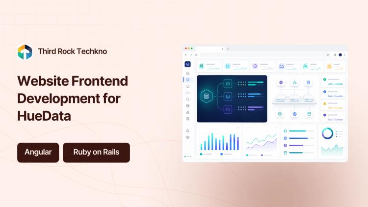 Preview of the Website Frontend Development for HueData