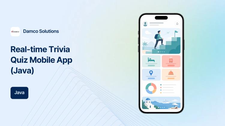 Preview of the Real-time Trivia Quiz Mobile App (Java)
