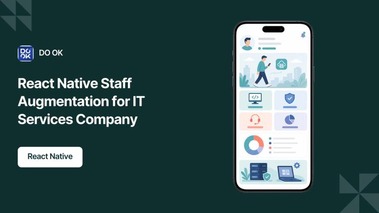 Preview of the React Native Staff Augmentation for IT Services Company