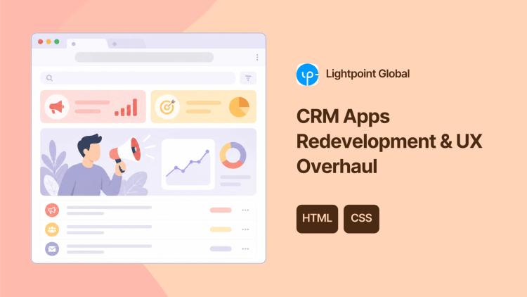 App Development & UI/UX Redesign for CRM Platform Provider image