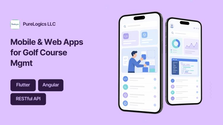 Preview of the Flutter & Angular Apps for Golf Course Management
