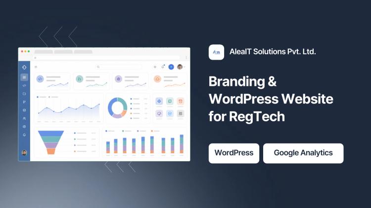 Preview of the Visual Branding & WordPress Site for Regulatory Technology Firm
