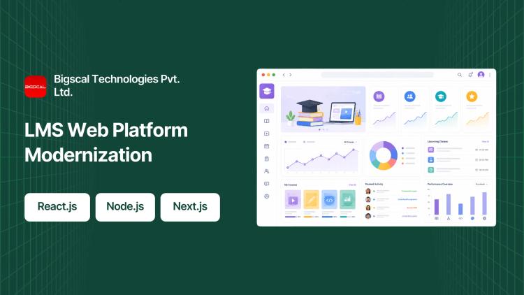 Preview of the Next.js & Node.js Web Development for LMS Provider
