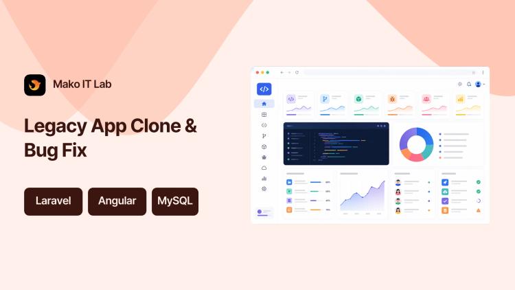 Legacy Application Audit, Clone, and Rebrand (Laravel/Angular) image