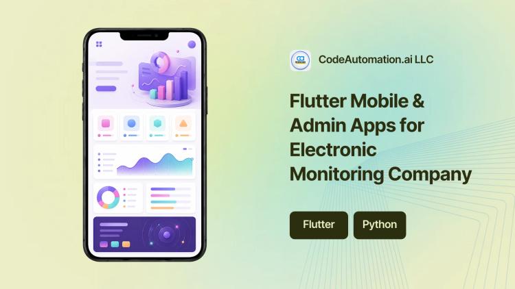 Flutter Mobile & Admin Apps for Electronic Monitoring Company image