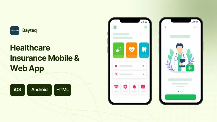 Preview of the Healthcare Insurance Mobile & Web App