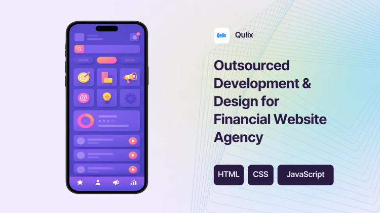 Preview of the Outsourced Development & Design for Financial Website Agency