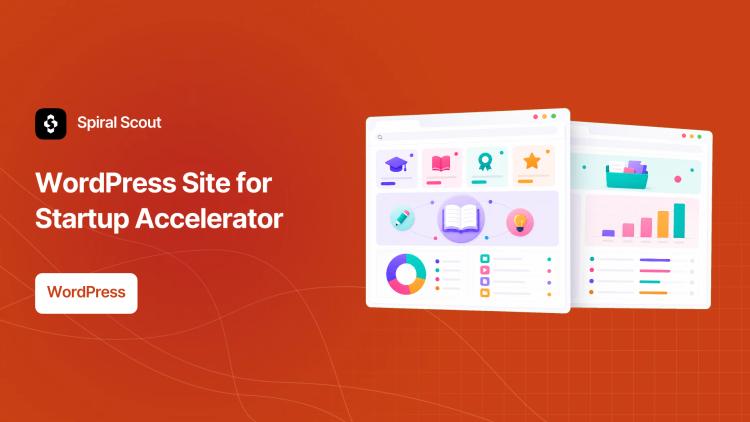 Preview of the WordPress Website & Event Calendar for Startup Accelerator