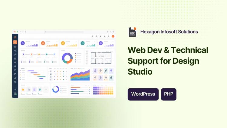 Preview of the WordPress Development & Support for UI/UX Design Firm