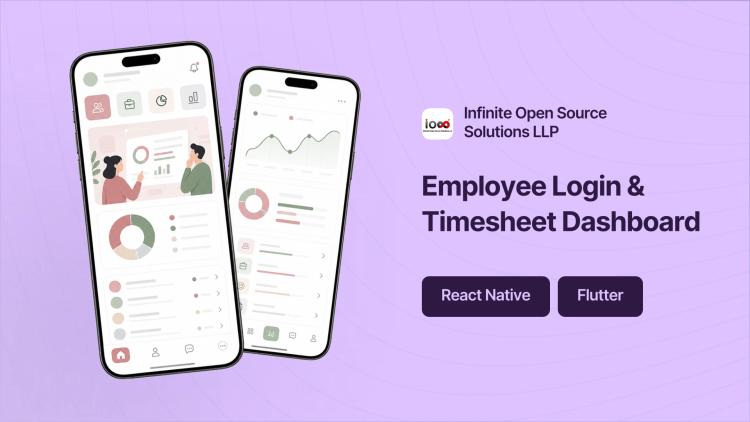 Employee Login & Timesheet Dashboard image