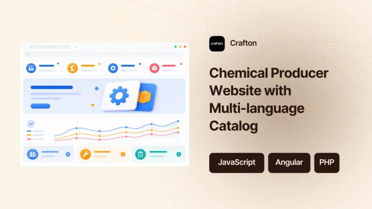 Preview of the Multi-language Website and Online Ordering for Chemical Producer