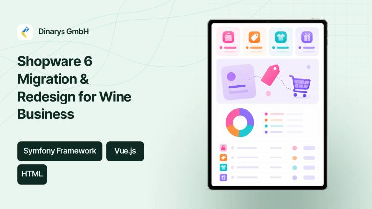Preview of the Shopware 6 Migration & Redesign for Wine Business