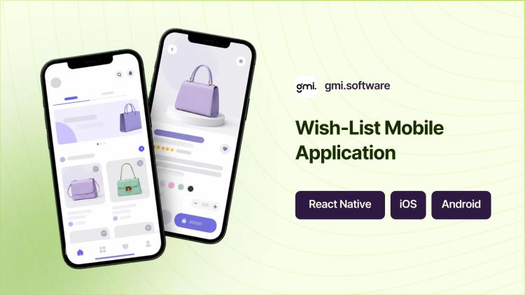 Preview of the Wish-List Registry Mobile App (React Native)