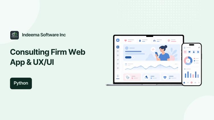 Preview of the Consulting Firm Web Application Development & UX/UI