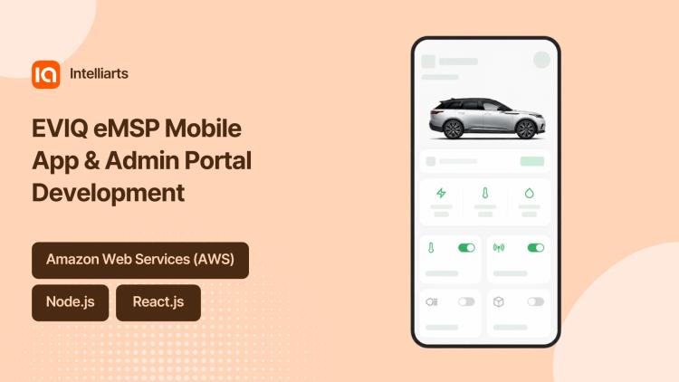 Preview of the EVIQ eMSP Mobile App & Admin Portal Development