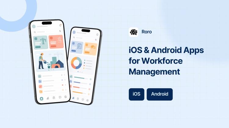 Preview of the Mobile App Development for Workforce Management (iOS & Android)