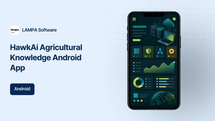 Preview of the HawkAi Agricultural Knowledge Android App