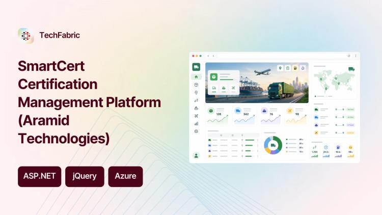 Preview of the SmartCert Certification Management Platform (Aramid Technologies)