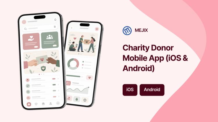 Charity Donor Mobile App (iOS & Android) image