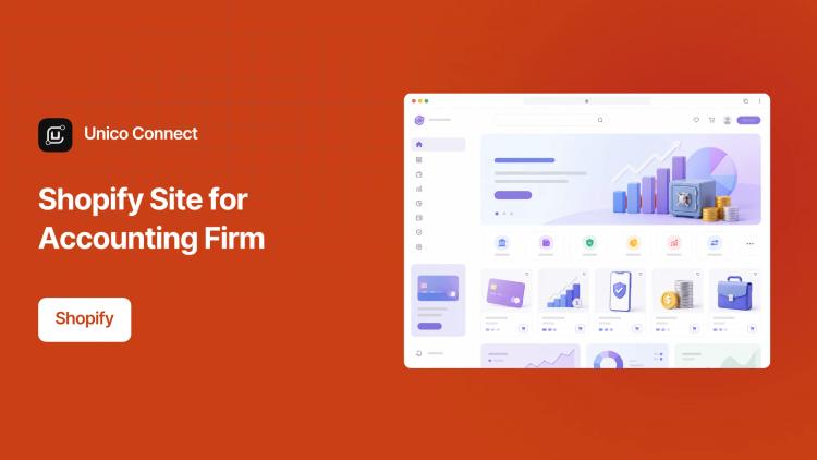 Preview of the Shopify Website Development for Accounting & Taxation Firm