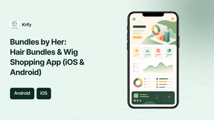 Preview of the Bundles by Her: Hair Bundles & Wig Shopping App (iOS & Android)