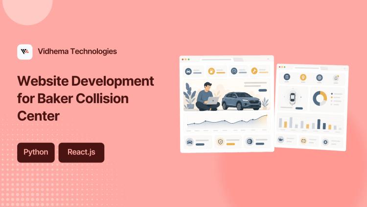 Preview of the Website Development for Baker Collision Center