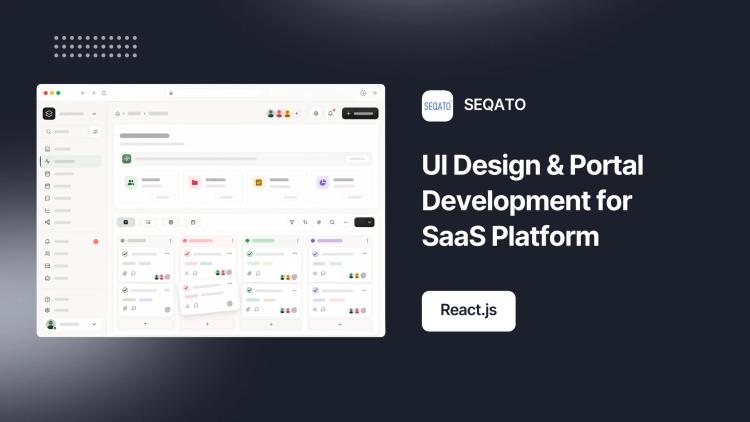 Preview of the UI Design & Portal Development for SaaS Platform