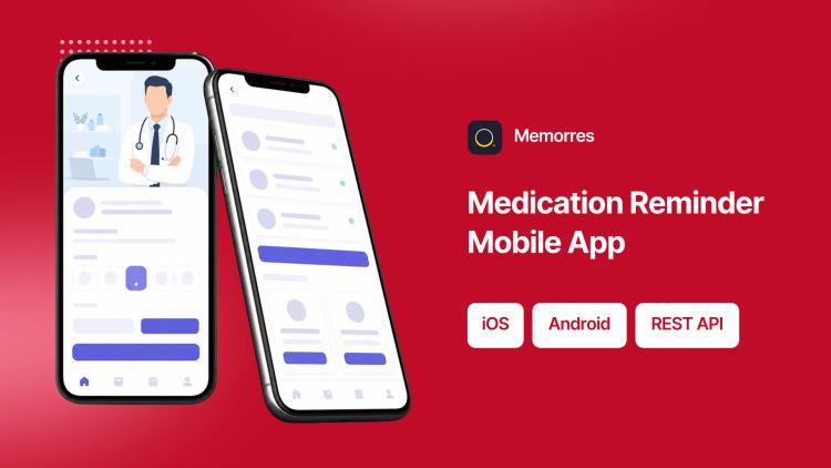 Preview of the Mobile Medication Reminder App & Integrations (iOS & Android)