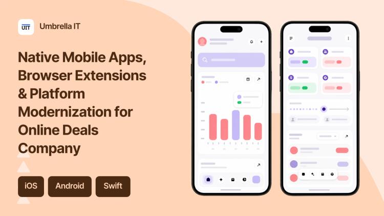 Preview of the Native Mobile Apps, Browser Extensions & Platform Modernization for Online Deals Company