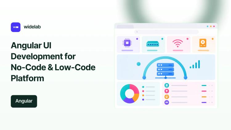 Preview of the Angular UI Development for No-Code & Low-Code Platform