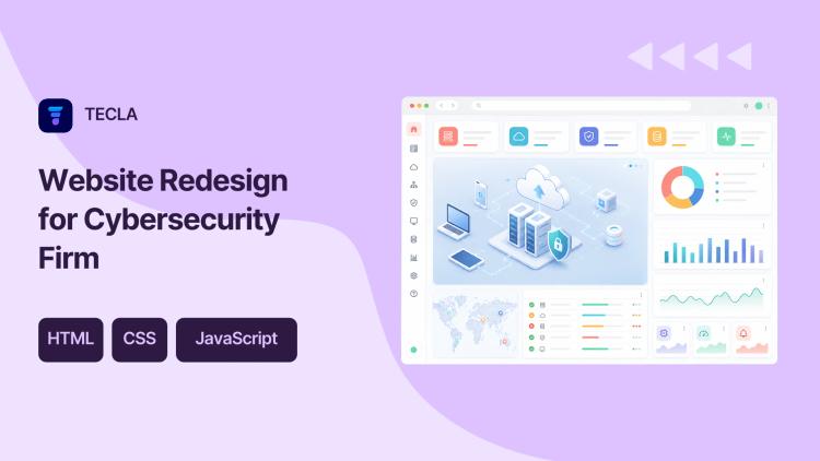 Preview of the Website Redesign & Ongoing Web Management for Cybersecurity Company