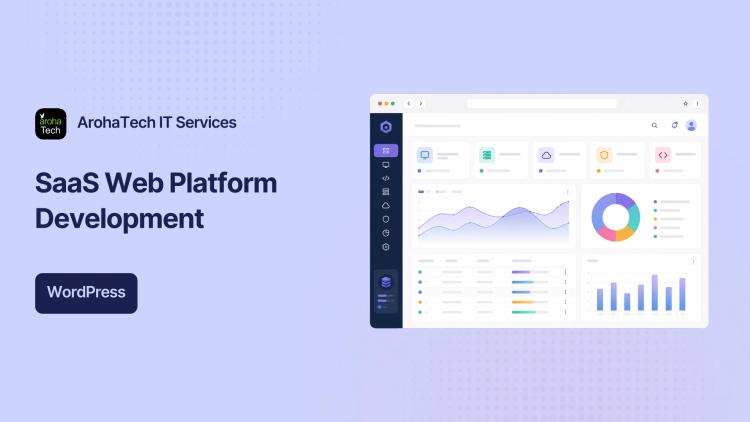 Preview of the SaaS Website Platform Design & Development