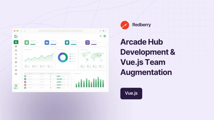 Preview of the Arcade Hub Development & Vue.js Team Augmentation