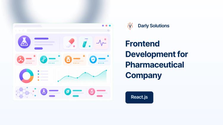 Preview of the Frontend Development for Pharmaceutical Company