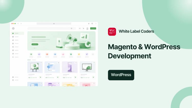 Preview of the Magento and WordPress Engineering Services for Digital Agency