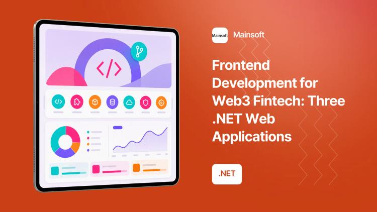 Preview of the Frontend Development for Web3 Fintech: Three .NET Web Applications